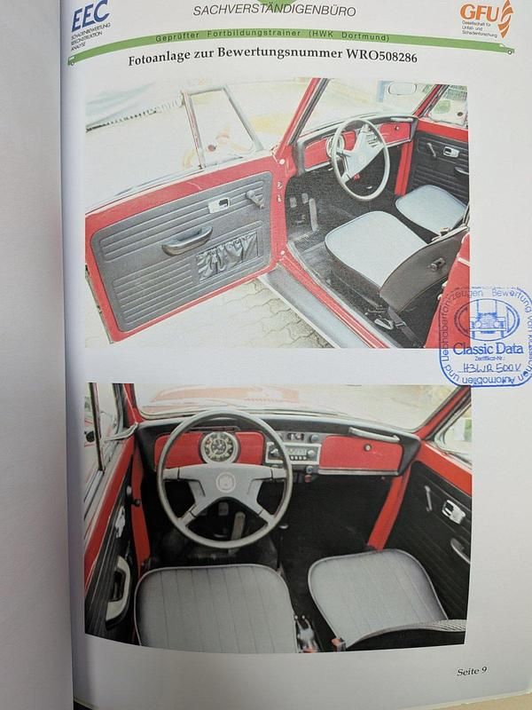 Gebraucht VW Käfer 34 PS (25 kW) 1970 Rot Cabrio