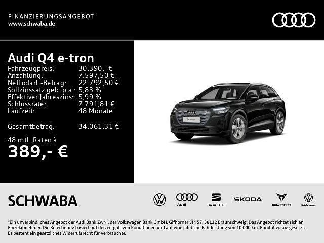 Gebraucht Audi Q4 e-tron 150 kW (204 PS) 2023 Mythosschwarz metallic SUV