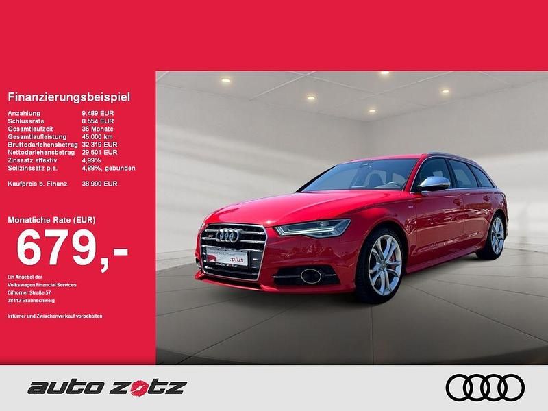 Rot Gebraucht 2017 Audi S6 Design Kombi | 38.990 € (Teuer) - Bild 1/4