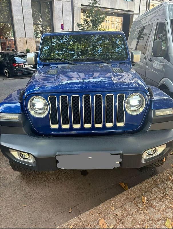 Blau Gebraucht 2020 Jeep Wrangler Sahara SUV | 41.900 € (Fairer Preis) - Bild 1/1