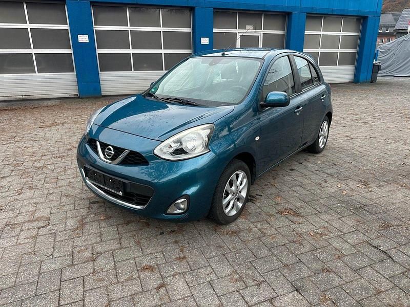 Gebraucht Nissan Micra Acenta 80 PS (58 kW) 2015 Blau Kleinwagen
