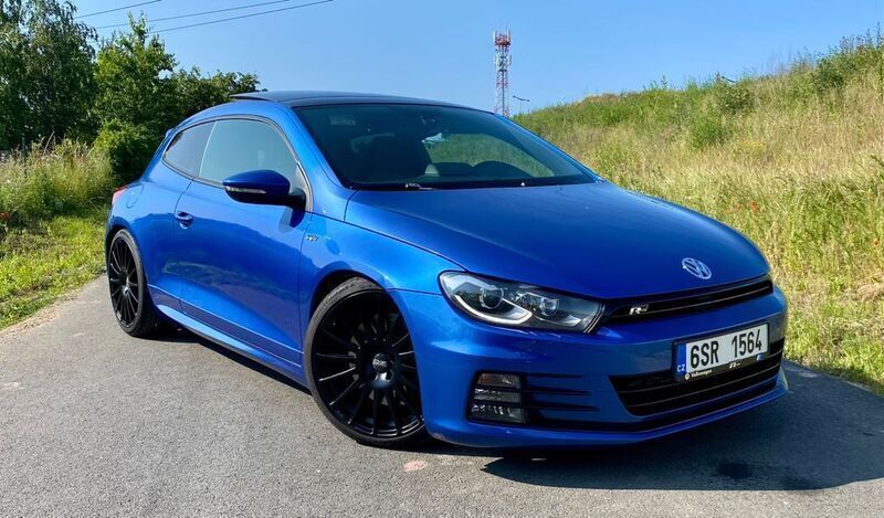 Blau Gebraucht 2015 VW Scirocco R-line Coupé | 15.900 € - Bild 1/4