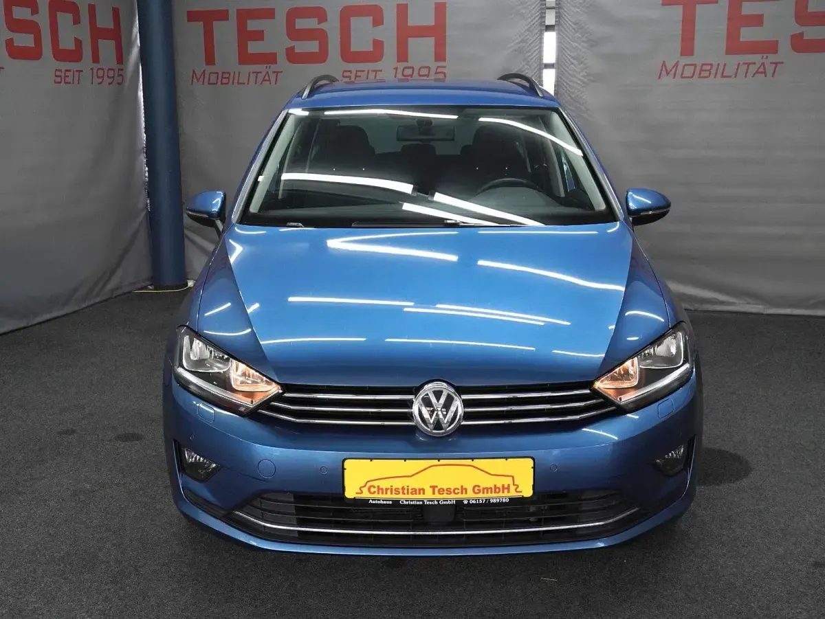Gebraucht VW Golf Sportsvan LOUNGE 150 PS (110 kW) 2015 Blau Van / Kleinbus