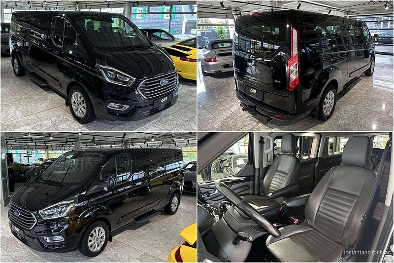Iridiumschwarz metallic Gebraucht 2018 Ford Tourneo Custom Titanium X Van | 31.980 € (Superpreis) - Bild 1/4