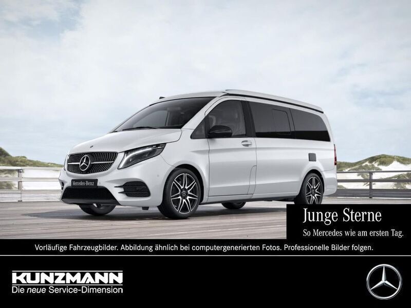 Bergkristallweiß metallic Gebraucht 2024 Mercedes V250 Marco Polo Van / Kleinbus | 73.950 € (Teuer) - Bild 1/4