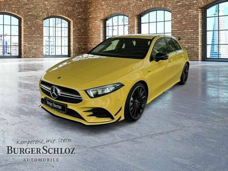 Unilack sonnengelb Gebraucht 2020 Mercedes A35 AMG AMG Limousine | 36.390 € (Fairer Preis) - Bild 1/4