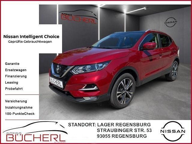 New red metallic Gebraucht 2021 Nissan Qashqai 360º SUV | 19.500 € (Guter Preis) - Bild 1/4
