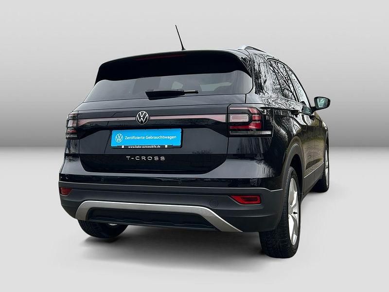 Gebraucht VW T-Cross Style 110 PS (80 kW) 2021 Schwarz SUV