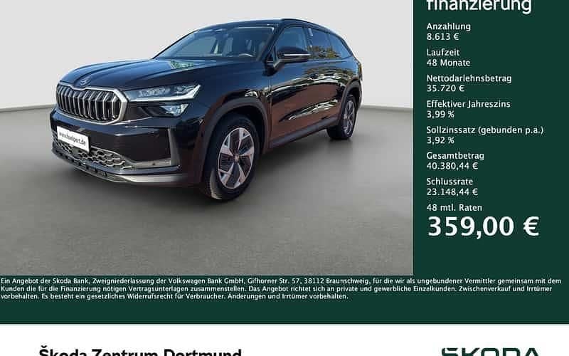Schwarz Gebraucht 2025 Skoda Kodiaq Selection SUV | 44.222 € (Superpreis) - Bild 1/4
