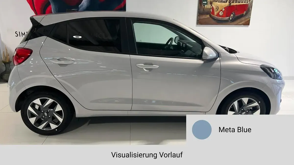 Neu Hyundai i10 GO! 79 PS (58 kW) 2025 Meta blue pearl Kleinwagen