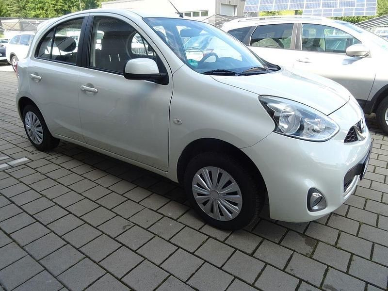 Weiß Gebraucht 2015 Nissan Micra Kleinwagen | 6.490 € (Etwas zu teuer) - Bild 1/4