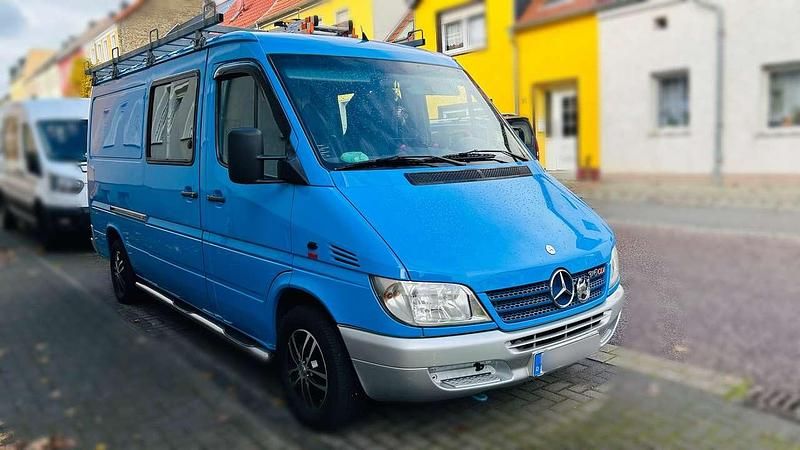 Gebraucht Mercedes Sprinter 131 PS (96 kW) 2005 Blau Van