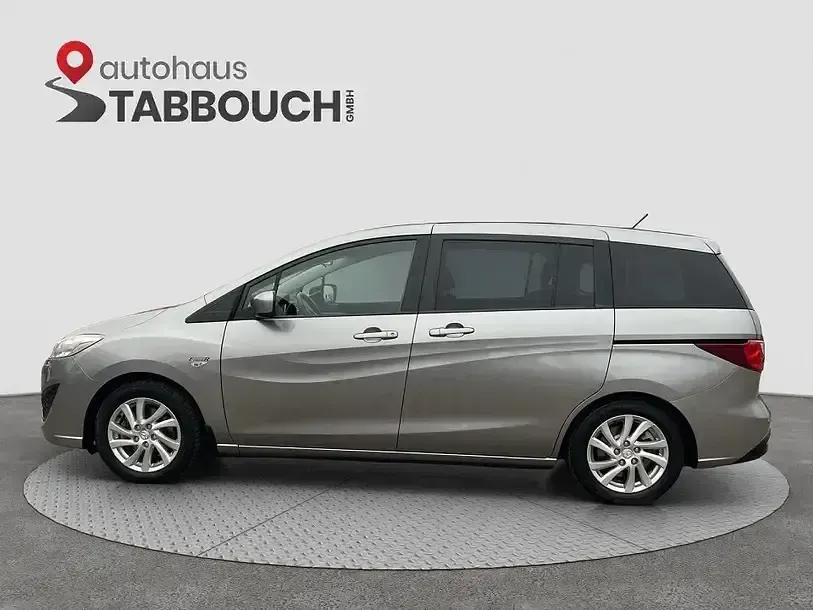 Gebraucht Mazda 5 Center-Line 115 PS (84 kW) 2011 Silber Van / Kleinbus