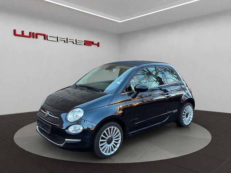 Schwarz Gebraucht 2018 Fiat 500 Lounge Cabrio | 8.499 € (Fairer Preis) - Bild 1/4