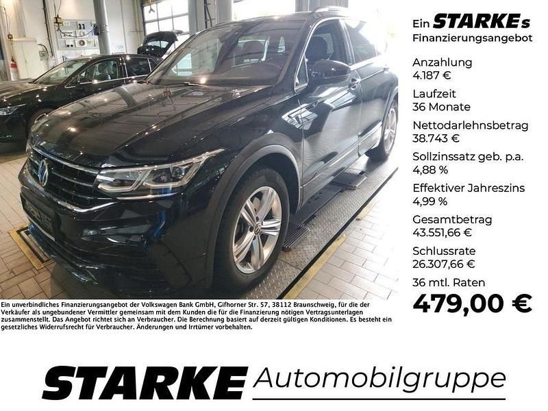 Deep black perleffekt Gebraucht 2022 VW Tiguan Allspace Style SUV | 42.930 € (Teuer) - Bild 1/4
