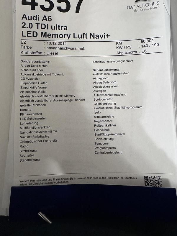 Gebraucht Audi A6 Design 2014 Schwarz Limousine