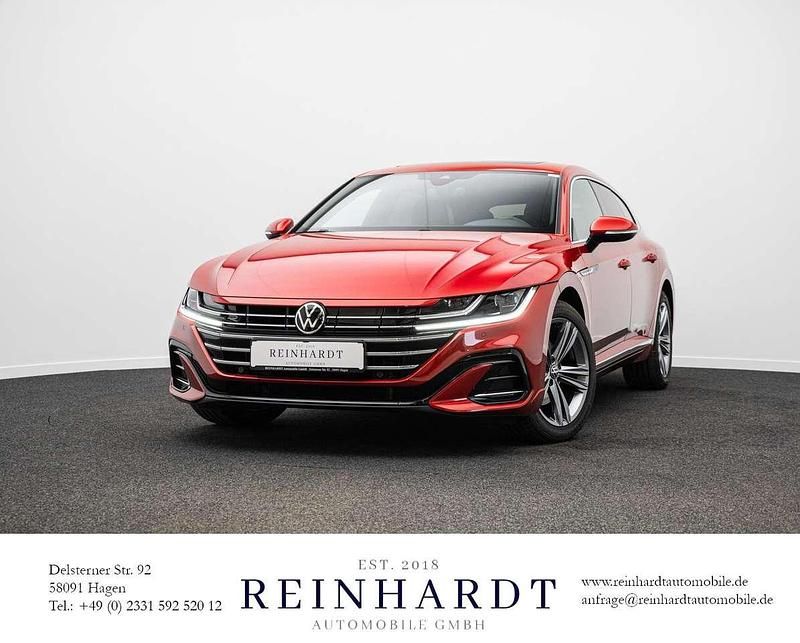 Kings red metallic Gebraucht 2022 VW Arteon R-line Limousine | 26.665 € (Superpreis) - Bild 1/3