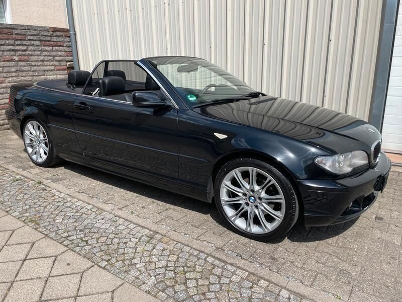 Schwarz Gebraucht 2006 BMW 320 Cabriolet Sport Line Cabrio | 7.990 € (Guter Preis) - Bild 1/4