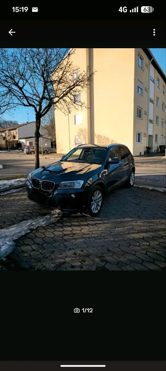 Second-hand BMW X3 184 CP (135 kW) 2014 Albastru SUV