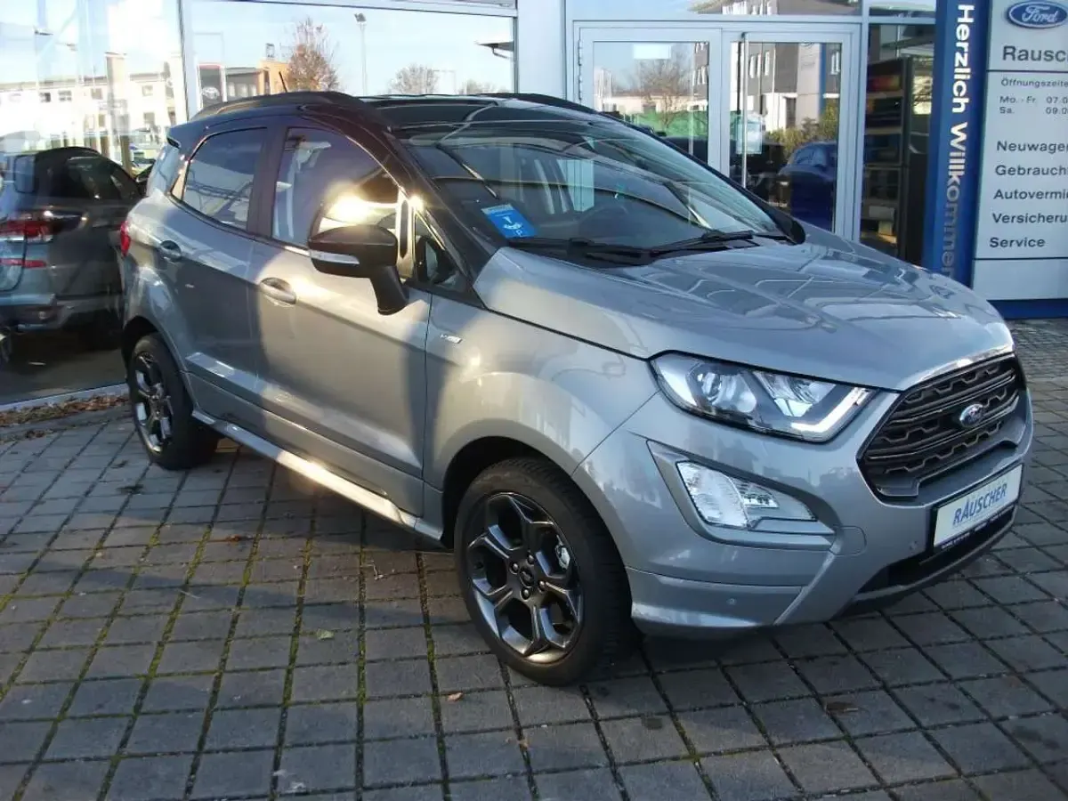 Gebraucht Ford Ecosport ST-Line 125 PS (91 kW) 2022 Solar silver metallic SUV