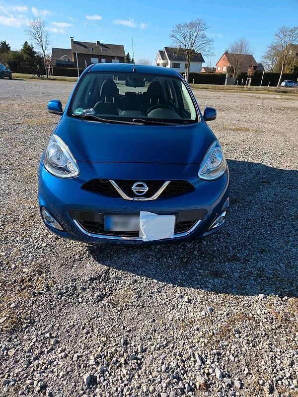 Gebraucht Nissan Micra Acenta 98 PS (72 kW) 2016 Blau Kleinwagen