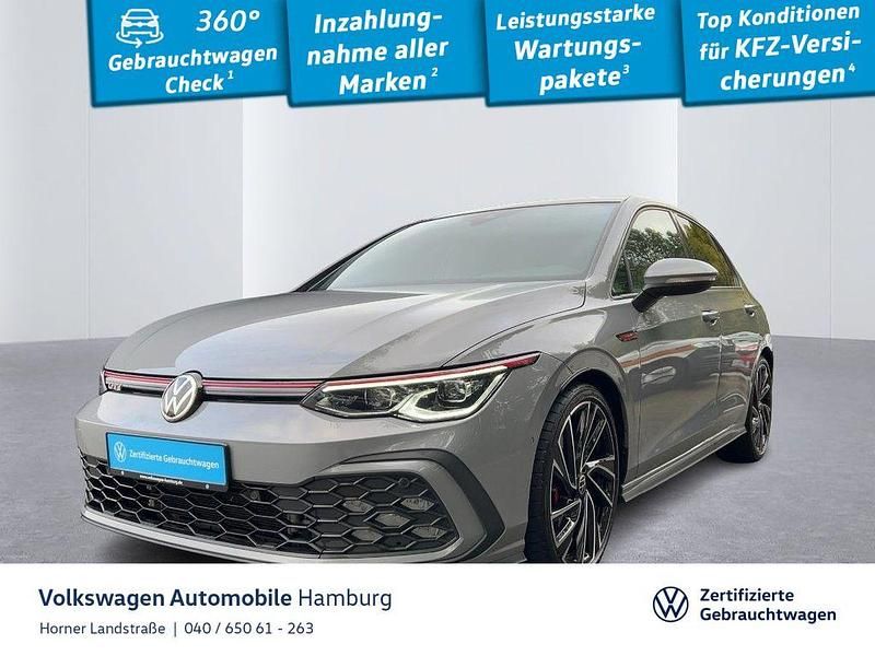 C2 mondsteingrau Gebraucht 2021 VW Golf VIII GTI Limousine | 32.490 € (Teuer) - Bild 1/3