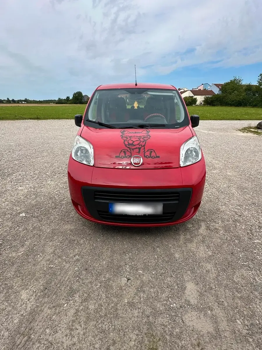 Gebraucht Fiat Qubo Trekking 75 PS (55 kW) 2009 Rot Van / Kleinbus