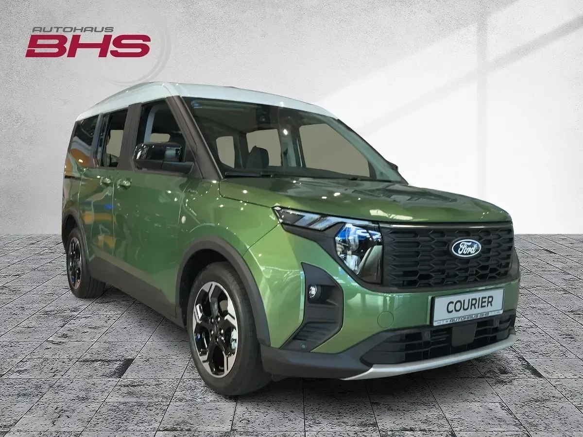 Neu Ford Tourneo Courier Active 125 PS (91 kW) 2026 Bursting green (grün) Van / Kleinbus