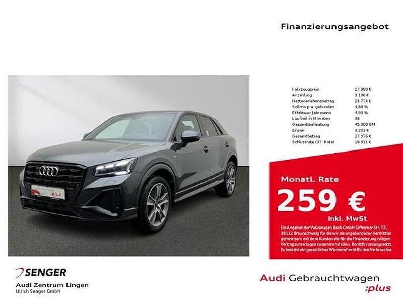 Daytonagrau perleffekt Gebraucht 2022 Audi Q2 S-Line SUV | 27.880 € (Guter Preis) - Bild 1/3