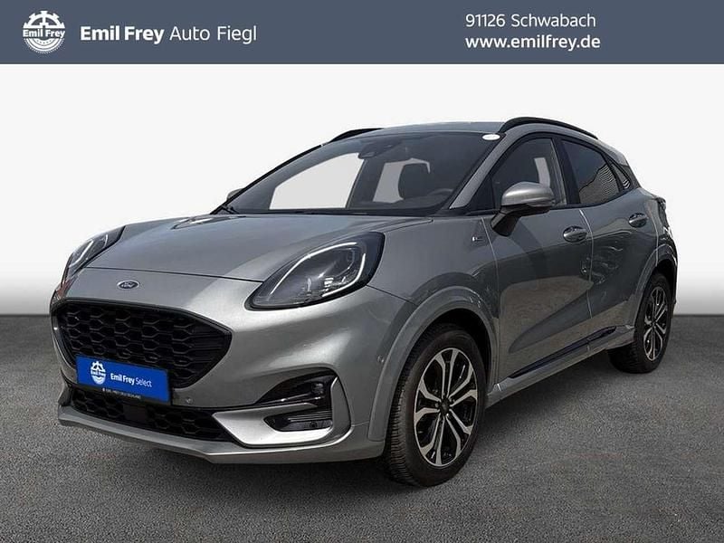 Solar silver metallic Gebraucht 2024 Ford Puma Gen-E ST-Line X SUV | 23.490 € - Bild 1/4