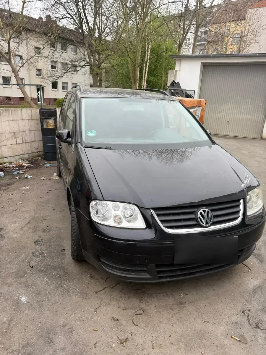 Gebraucht VW Touran 140 PS (102 kW) 2007 Schwarz Van / Kleinbus