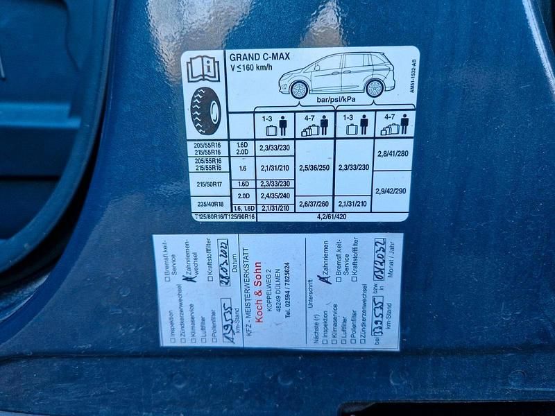 Gebraucht Ford Grand C-Max 150 PS (110 kW) 2012 Van / Kleinbus