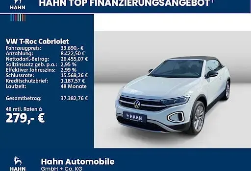 Gebraucht VW T-Roc Cabriolet 150 PS (110 kW) 2026 Weiß Cabrio