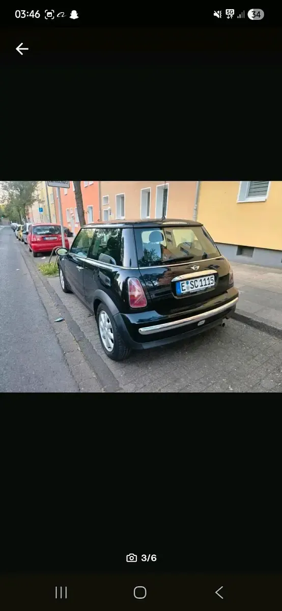 Occasion Mini ONE 90 PK (66 kW) 2004 Zwart Hatchback