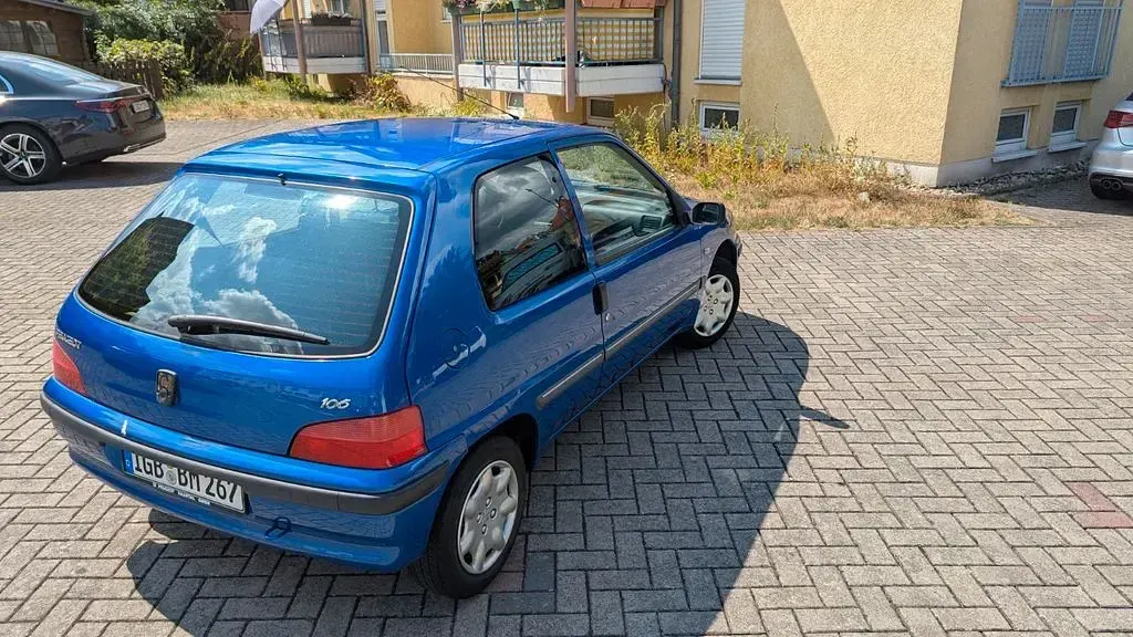 Gebraucht Peugeot 106 60 PS (44 kW) 2002 Blau Kleinwagen