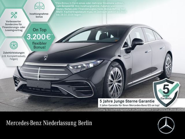 Schwarz Gebraucht 2024 Mercedes EQS450+ AMG Limousine | 82.990 € - Bild 1/3