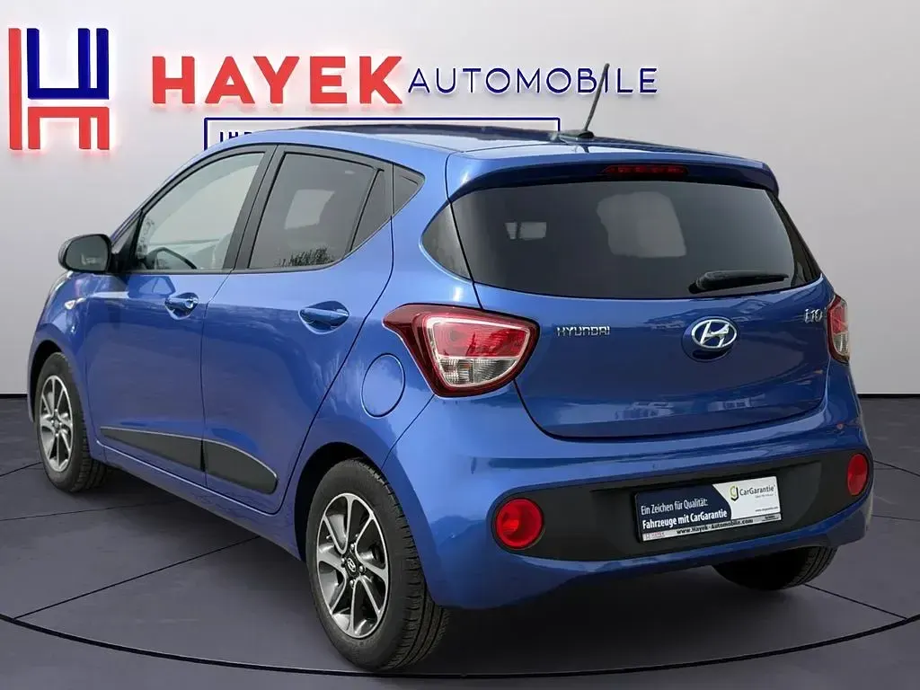 Gebraucht Hyundai i10 Passion 67 PS (49 kW) 2018 Blau Kleinwagen