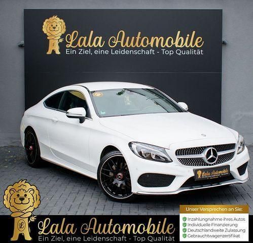 Polarweiss unilack Gebraucht 2016 Mercedes C200 AMG line Coupé | 27.390 € - Bild 1/4