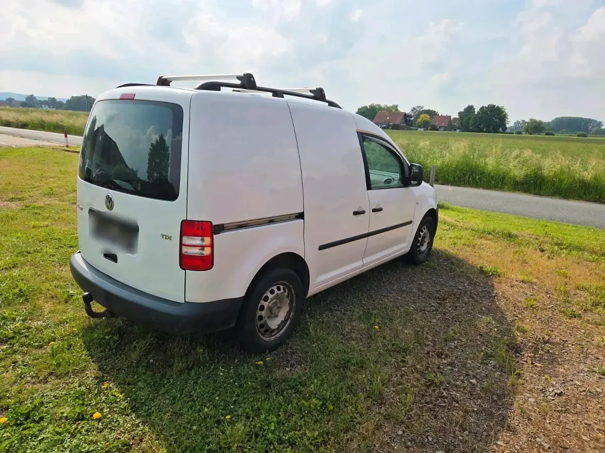 Gebraucht VW Caddy 75 PS (55 kW) 2014 Weiß Van / Kleinbus