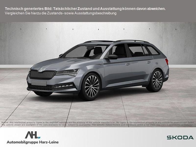 Grau Gebraucht 2022 Skoda Superb SportLine Kombi | 32.988 € (Fairer Preis) - Bild 1/4