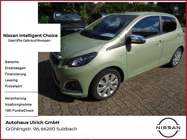 Grün Gebraucht 2021 Peugeot 108 Style Kleinwagen | 10.900 € (Fairer Preis) - Bild 1/3