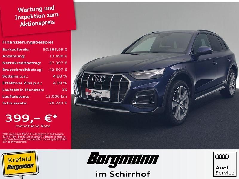 Blau Gebraucht 2024 Audi Q5 Advanced SUV | 50.887 € (Teuer) - Bild 1/4