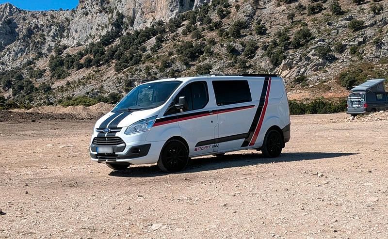 Gebraucht Ford Transit Custom 155 PS (114 kW) 2014 Weiß Van / Kleinbus