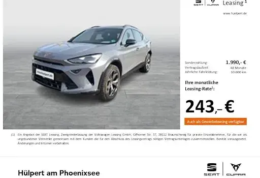 Używany Cupra Formentor 150 KM (110 kW) 2025 Szary SUV