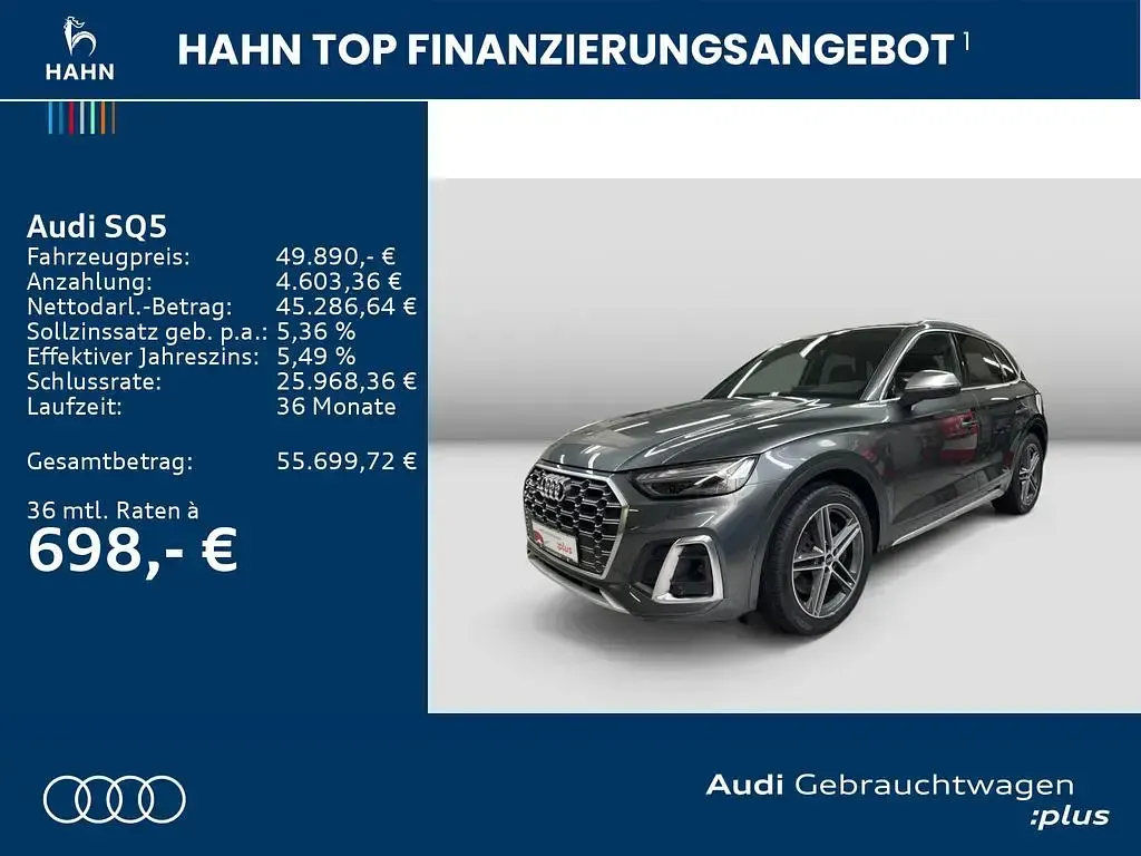 Gebraucht Audi SQ5 Sport 341 PS (250 kW) 2022 Grau SUV