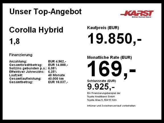 Gebraucht Toyota Corolla 122 PS (89 kW) 2020 Schneeweiß Kombi