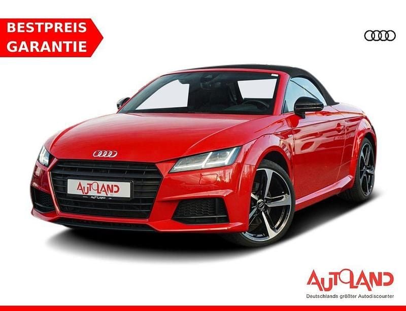Rot Gebraucht 2018 Audi TT Roadster S-Line Cabrio | 27.950 € (Guter Preis) - Bild 1/4