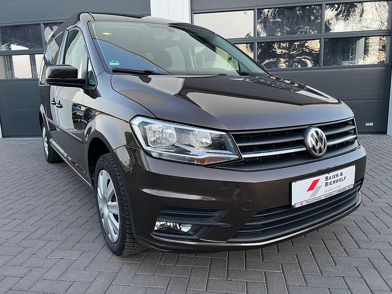Gebraucht VW Caddy Maxi 125 PS (91 kW) 2018 Grün Van / Kleinbus