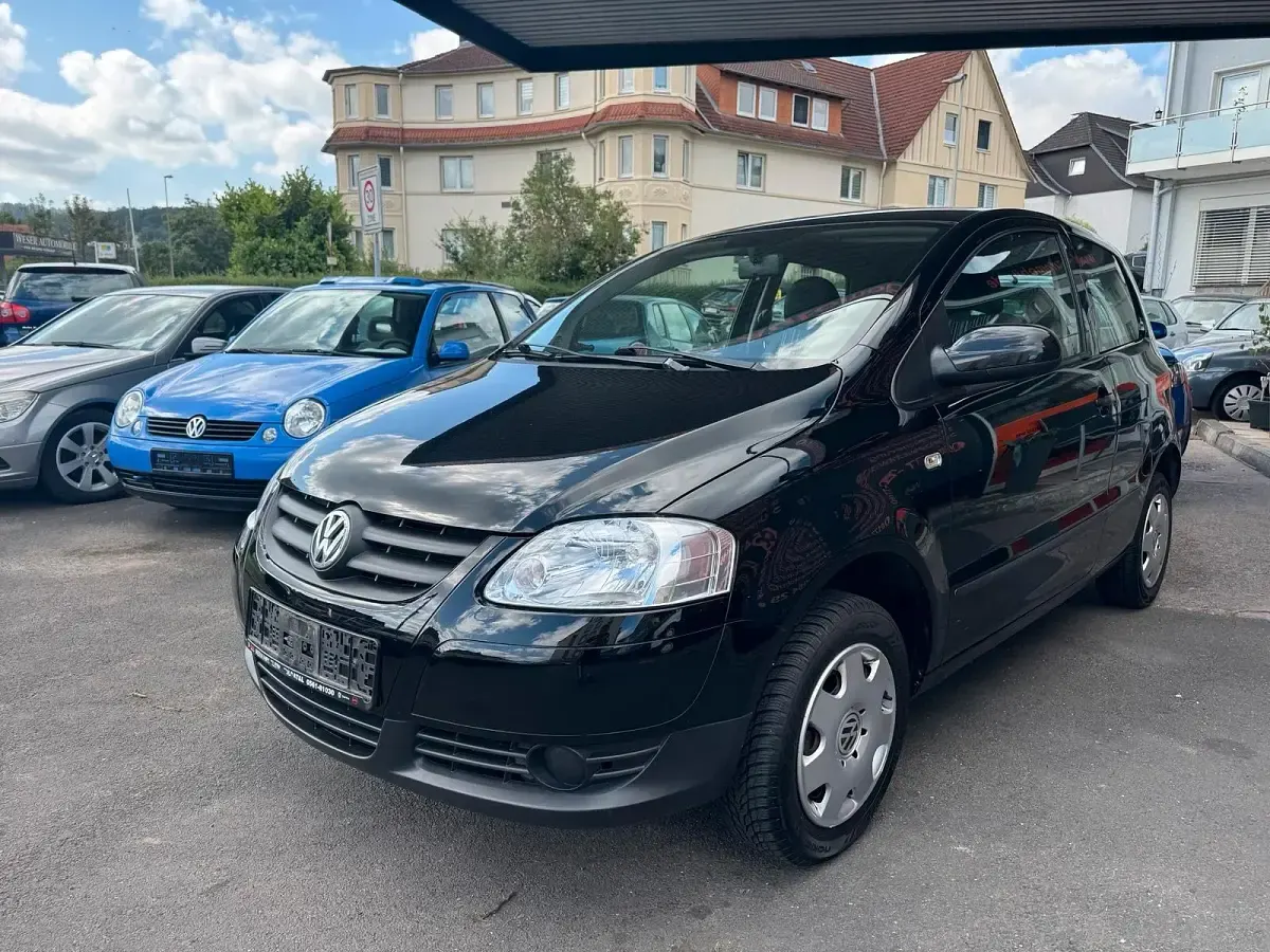 Gebraucht VW Fox 55 PS (40 kW) 2005 Blau Kleinwagen