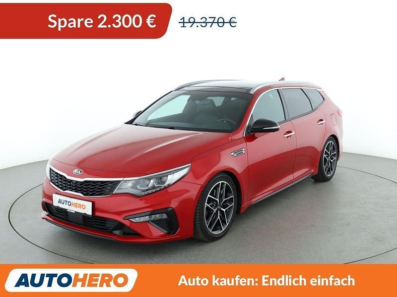 Rot Gebraucht 2018 Kia Optima GT-Line Kombi | 17.070 € (Guter Preis) - Bild 1/3
